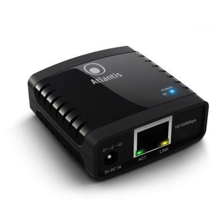 Print Server 10/100Mbps, 1 porta Parallela